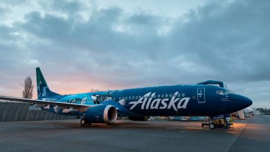 Photo de Les nouvelles merveilles de la côte ouest de l'Alaska dévoilent la livrée du Boeing 737 MAX
