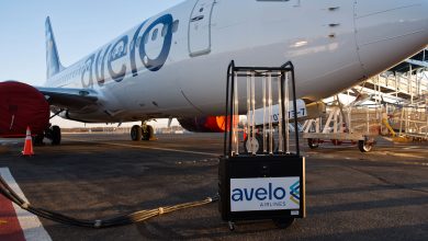 Photo de Avelo Airlines déploie des robots UV pour désinfecter les avions